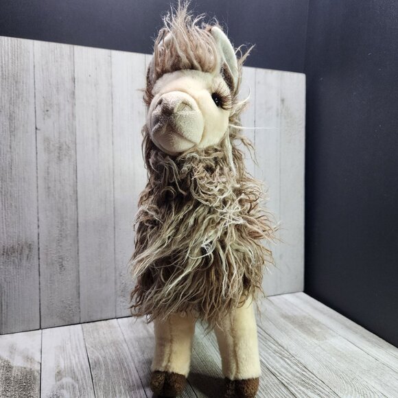 Douglas The Cuddle Toy Lance The Llama Plush Stuffed Animal Toy 14'' Tall - Picture 4 of 10